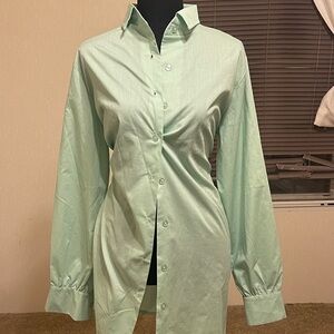 Nasty Gal Light Green Blouse